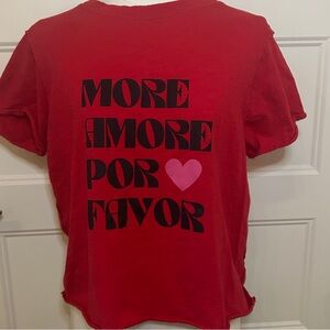 Daniela Berkhout More Amore
Por Favor Graphic Tee Sz S